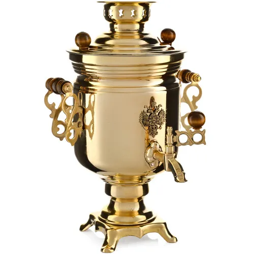 Самовар электрический 3 литра формы «Банка с гербом РФ », золотой, категория «Стандарт» Самовар электрический 3 литра формы «Банка с гербом РФ », золотой, категория «Стандарт»