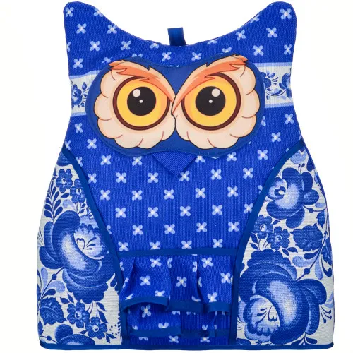 Грелка на заварочный чайник «Сова гжель» Грелка на заварочный чайник «Сова гжель»