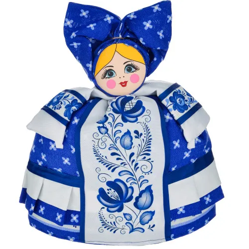 Грелка на заварочный чайник «Барыня малая, Гжель» Грелка на заварочный чайник «Барыня малая, Гжель»