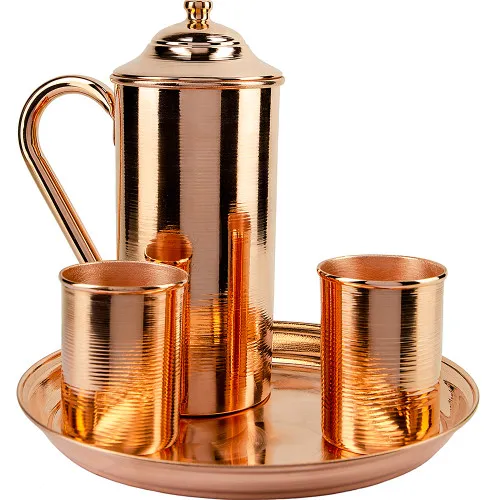 Жбан медный в наборе из 4-х предметов