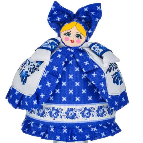 Грелка на заварочный чайник «Барыня малая, Гжель с балеро» Грелка на заварочный чайник «Барыня малая, Гжель с балеро»