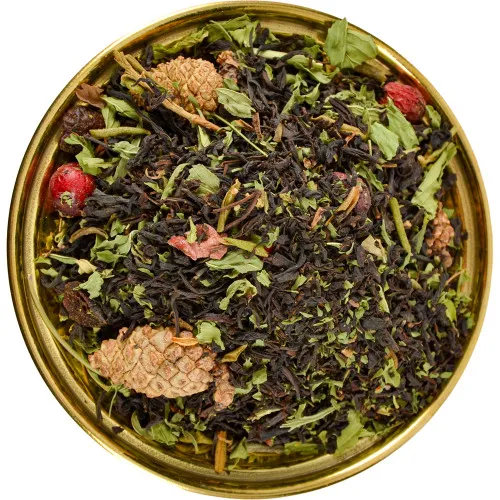 Чай листовой чёрный "Сосновый лес", в зип-пакете, 100 г