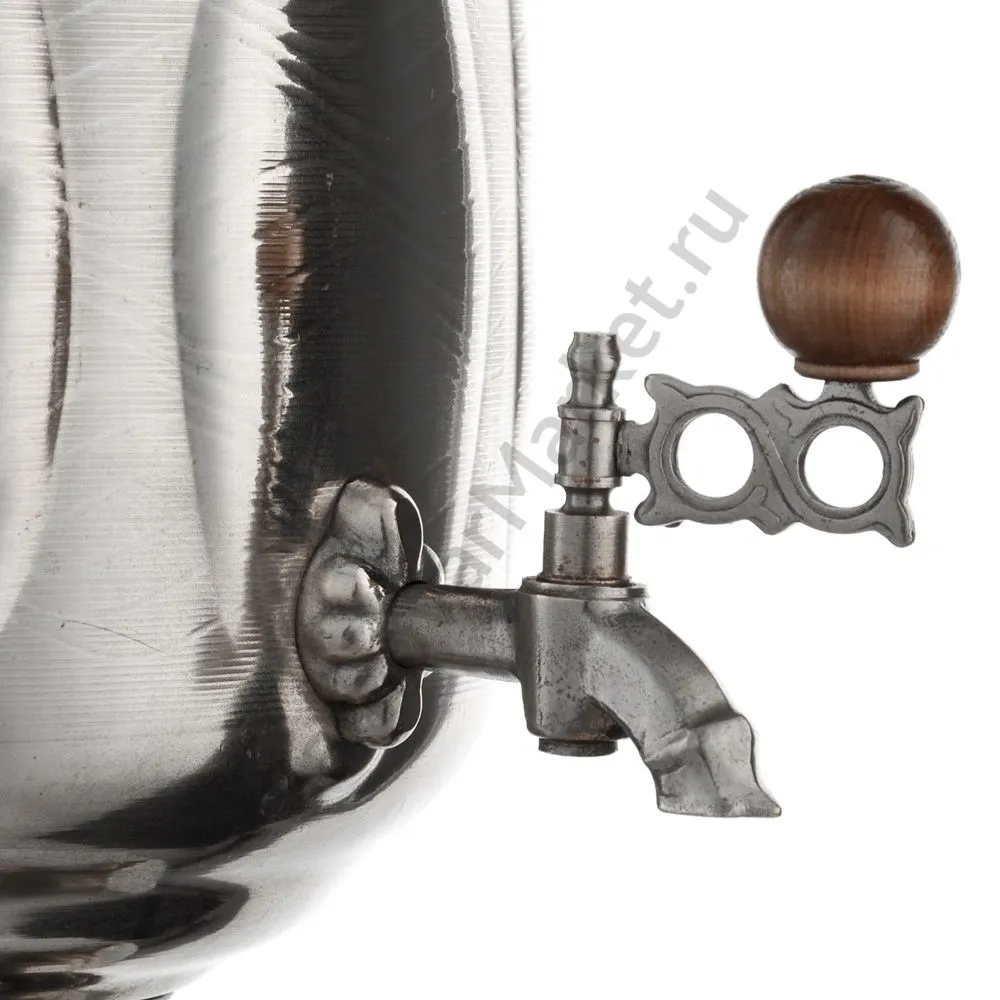 Самовар на дровах 5 литров формы «Банка с листьями», категория «Дачный» Самовар на дровах 5 литров формы «Банка с листьями», категория «Дачный»