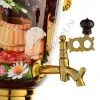 Самовар электрический 4 литра с художественной росписью «Баня» формы «Рюмка» Самовар электрический 4 литра с художественной росписью «Баня» формы «Рюмка»