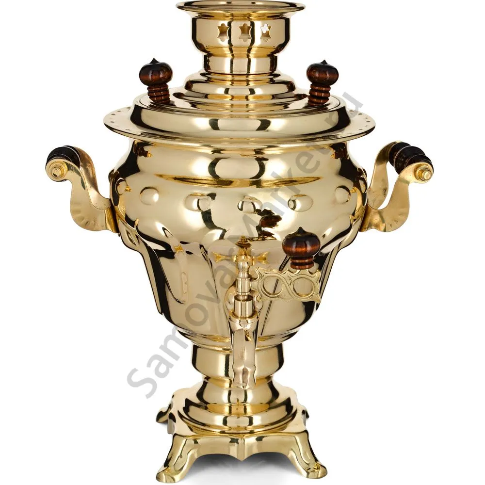 Самовар электрический 2,5 литра формы «Груша», золотой, категория «Стандарт» Самовар электрический 2,5 литра формы «Груша», золотой, категория «Стандарт»