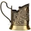 Подстаканник латунный «Тройка»