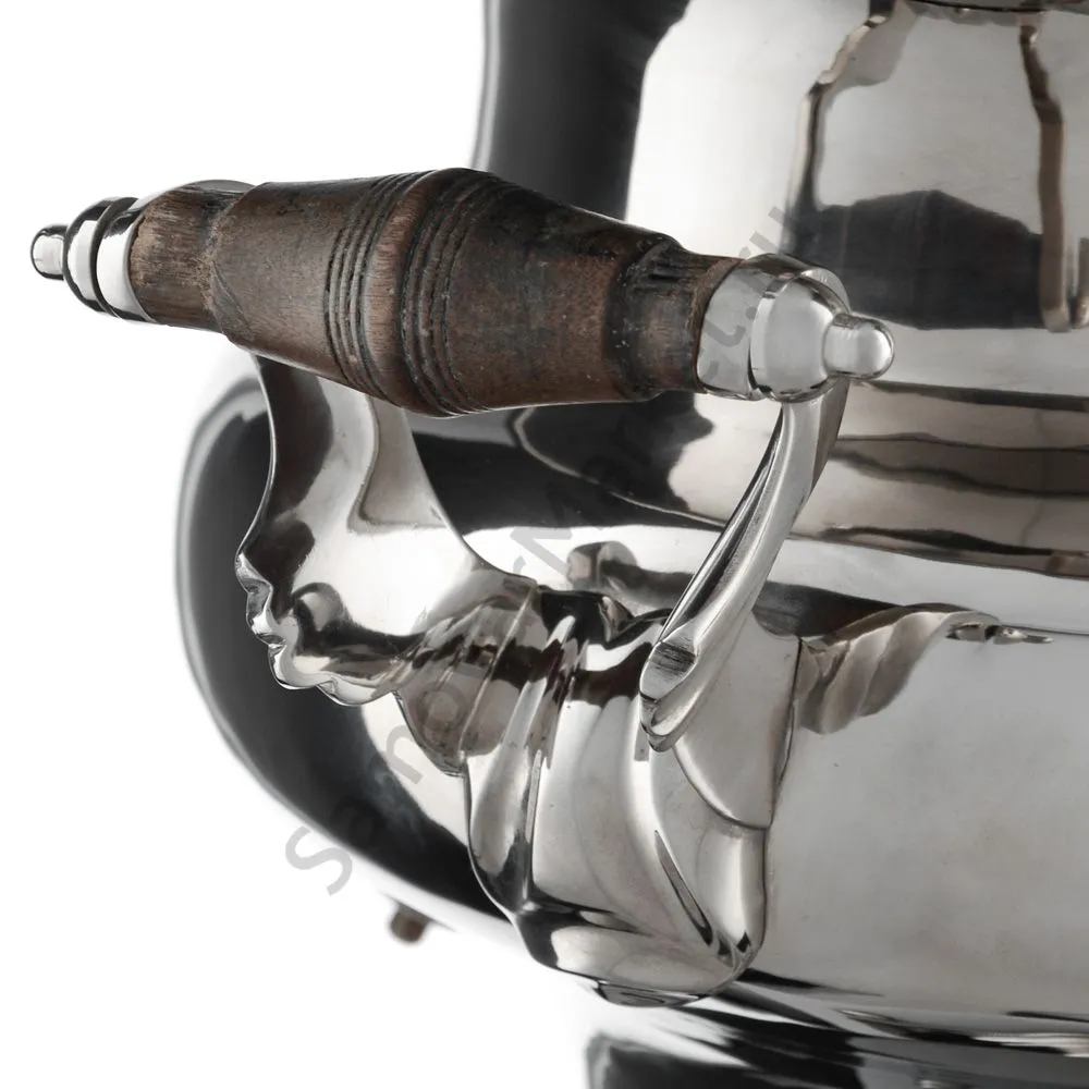 Самовар антикварный комбинированный 5 литров формы «Репка» Соловьёва, набор «Толстовский» Самовар антикварный комбинированный 5 литров формы «Репка» Соловьёва, набор «Толстовский»