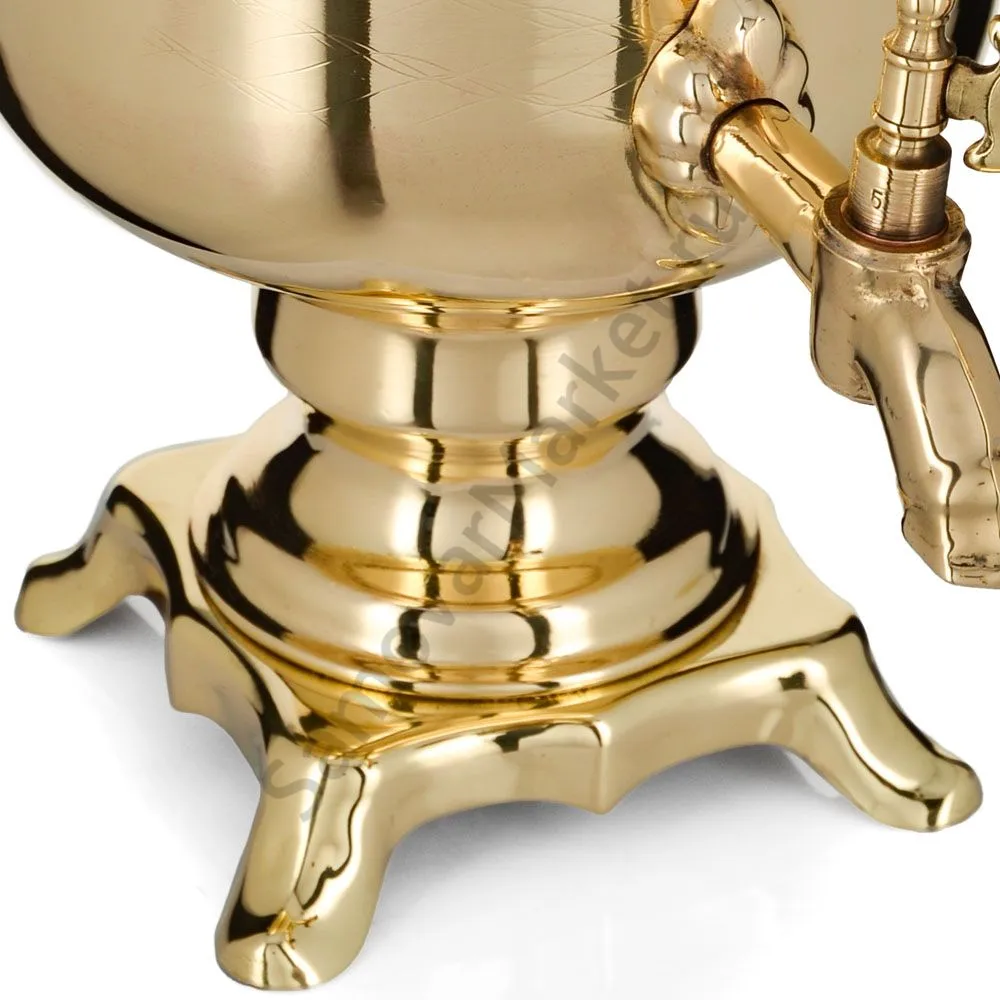 Самовар электрический 3 литра формы «Банка», золотой, категория «Стандарт» Самовар электрический 3 литра формы «Банка», золотой, категория «Стандарт»