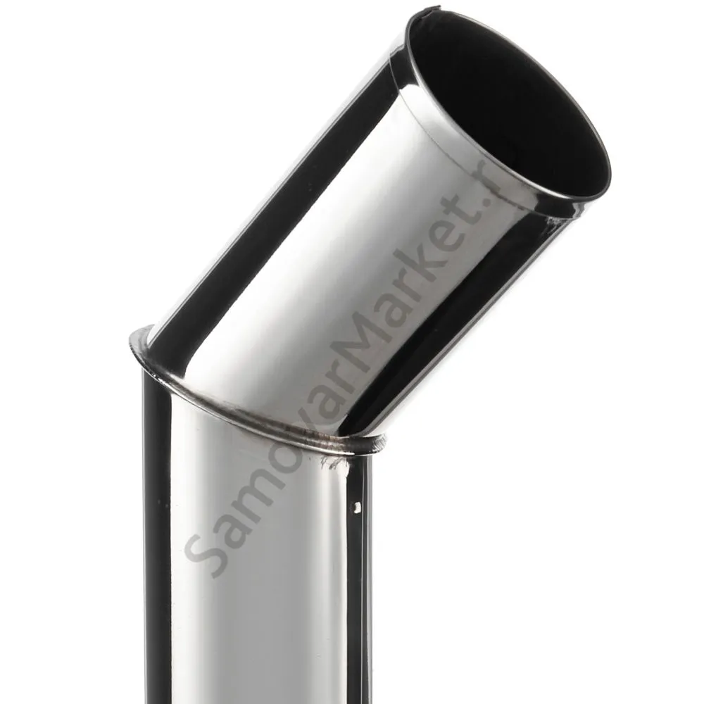 Самовар антикварный комбинированный 5,5 литров формы «Фонарь» Бр. Шемариных, с трубой, серебристый Самовар антикварный комбинированный 5,5 литров формы «Фонарь» Бр. Шемариных, с трубой, серебристый