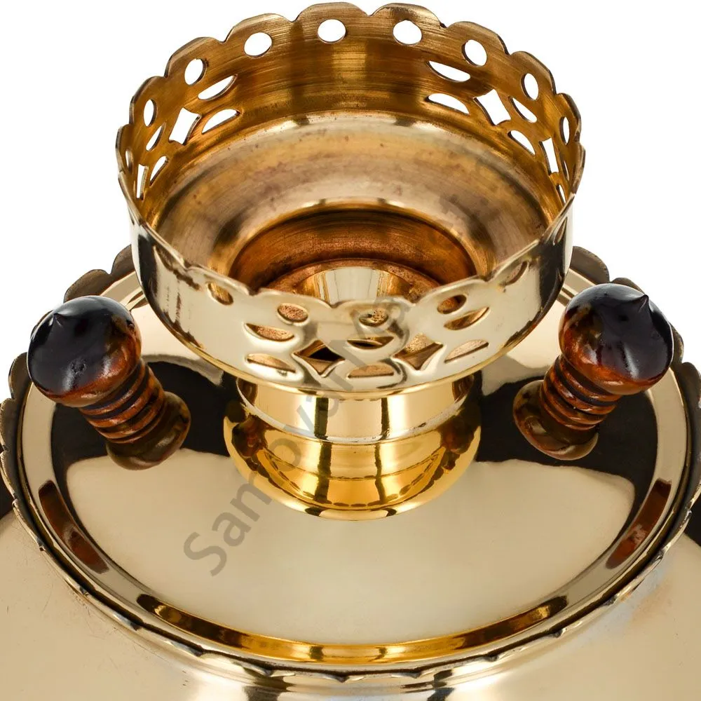 Самовар электрический 3 литра формы «Шар», золотой, категория «Стандарт» Самовар электрический 3 литра формы «Шар», золотой, категория «Стандарт»