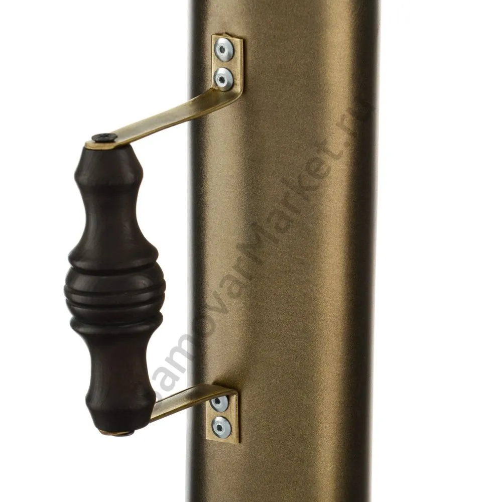 Самовар антикварный на дровах 3,5 литра формы «Рюмка» ТулМетПром, с трубой, травление по латуни Самовар антикварный на дровах 3,5 литра формы «Рюмка» ТулМетПром, с трубой, травление по латуни