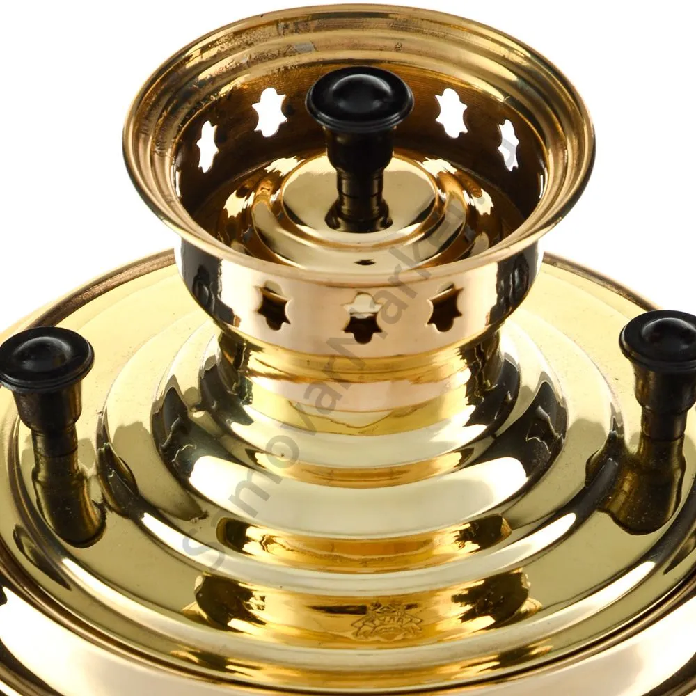 Самовар на дровах 5 литров формы «Рюмка гранная», золотой, категория «Дачный» Самовар на дровах 5 литров формы «Рюмка гранная», золотой, категория «Дачный»