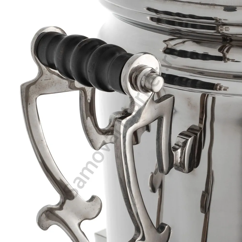 Самовар буфетный электрический 45 литров, фигурные ручки, кран «Ветка», серебристый Самовар буфетный электрический 45 литров, фигурные ручки, кран «Ветка», серебристый