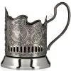 Подстаканник никелированный с чернью «Банный» 