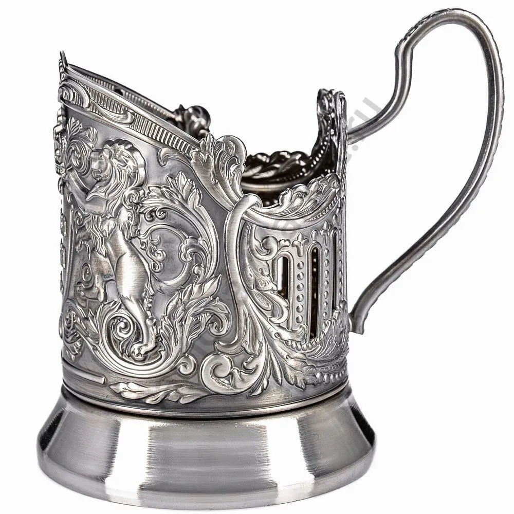 Подстаканник никелированный с чернью «Глава семьи» Подстаканник никелированный с чернью «Глава семьи»