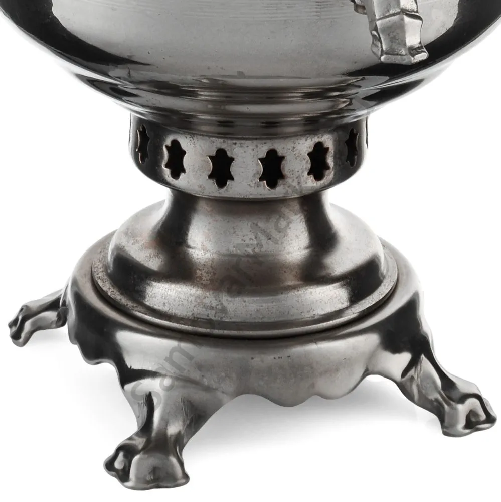 Самовар на дровах 5 литров формы «Банка с вибронакаткой», серебристый, категория «Дачный» Самовар на дровах 5 литров формы «Банка с вибронакаткой», серебристый, категория «Дачный»