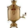 Самовар комбинированный на 7 литров формы «Банка», травление по латуни, категория «Эксклюзив» Самовар комбинированный на 7 литров формы «Банка», травление по латуни, категория «Эксклюзив»