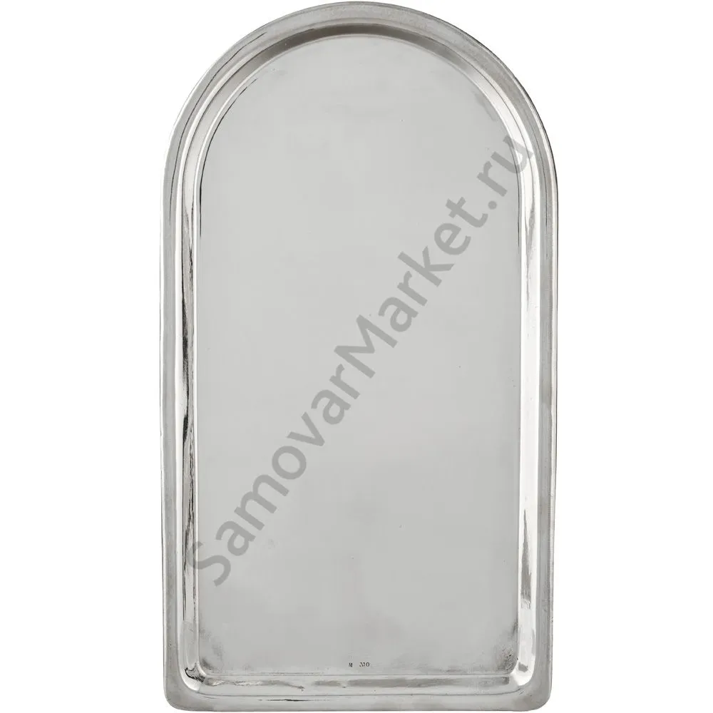 Поднос для самовара антикварный формы «Пуля», мельхиор Поднос для самовара антикварный формы «Пуля», мельхиор