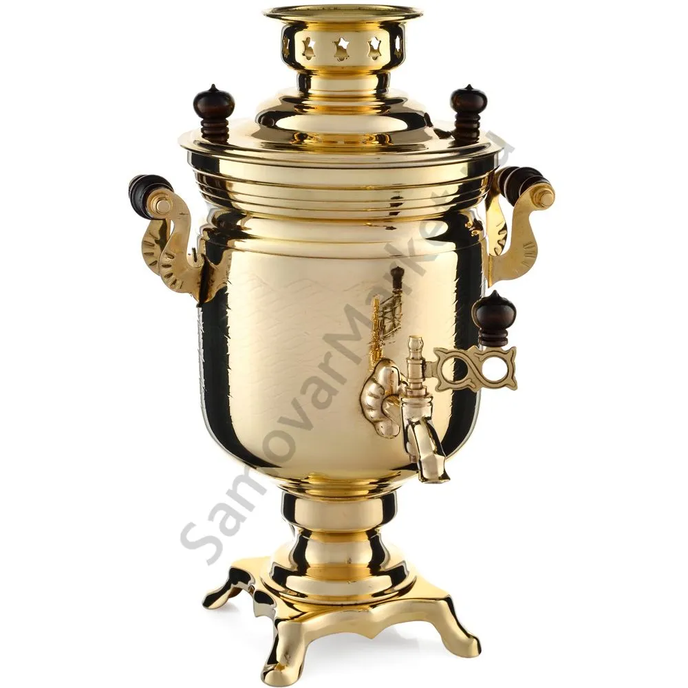 Самовар электрический 3 литра формы «Банка с вибронакаткой», золотой, категория «Стандарт» Самовар электрический 3 литра формы «Банка с вибронакаткой», золотой, категория «Стандарт»