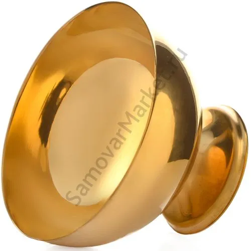 Капельник для самовара малый, золотой 
