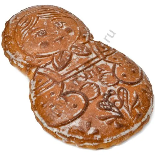 Пряник «Матрёшка», начинка варёная сгущёнка, 400 гр.