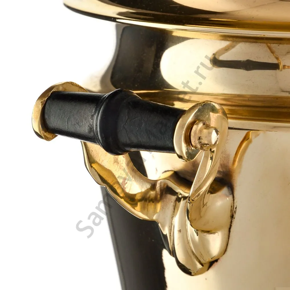 Самовар на дровах 7 литров формы «Рюмка», золотой, категория «Дачный» Самовар на дровах 7 литров формы «Рюмка», золотой, категория «Дачный»