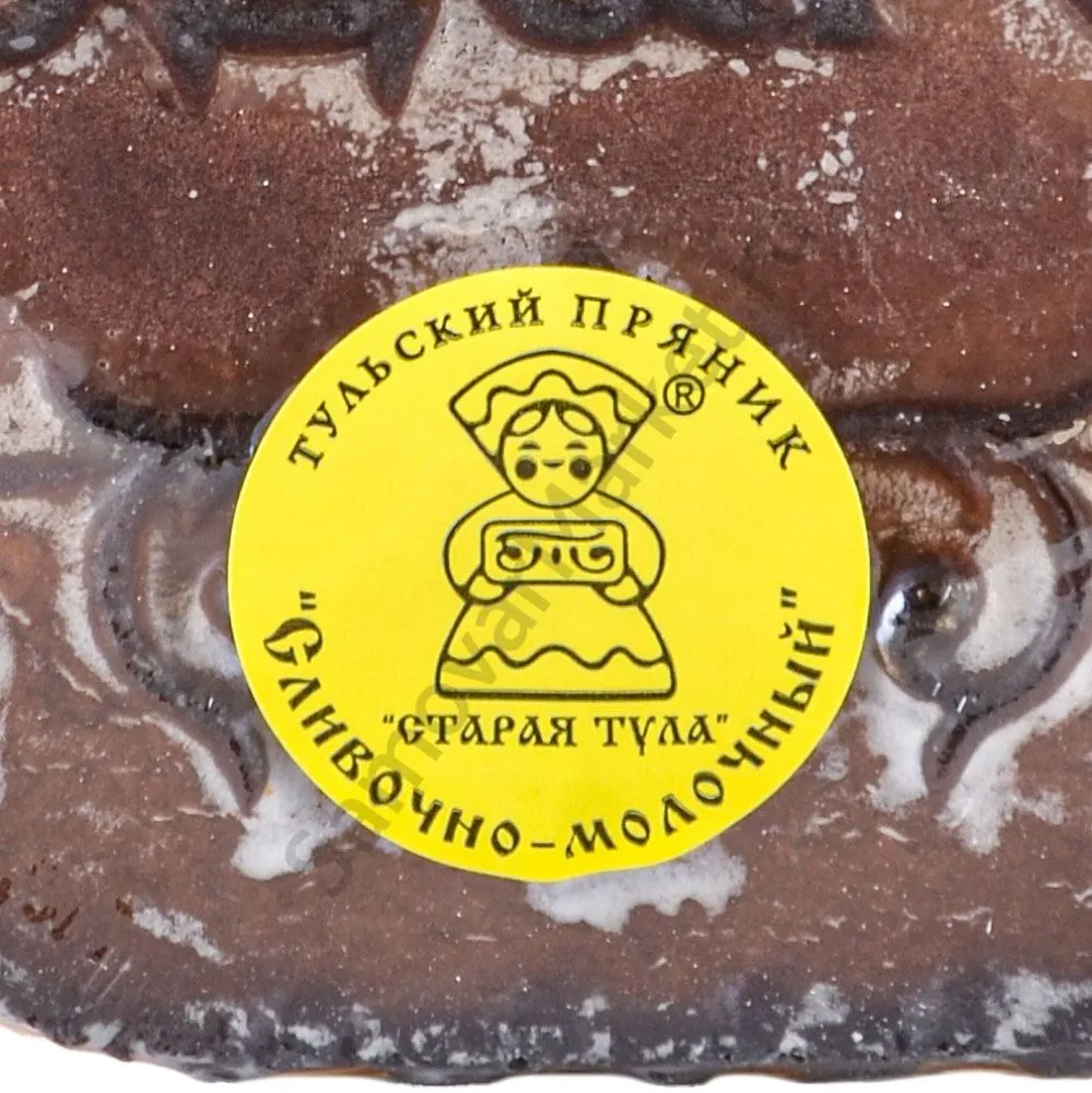 Пряник «Тульский подарок», начинка варёная сгущёнка, 500 гр. Пряник «Тульский подарок», начинка варёная сгущёнка, 500 гр.