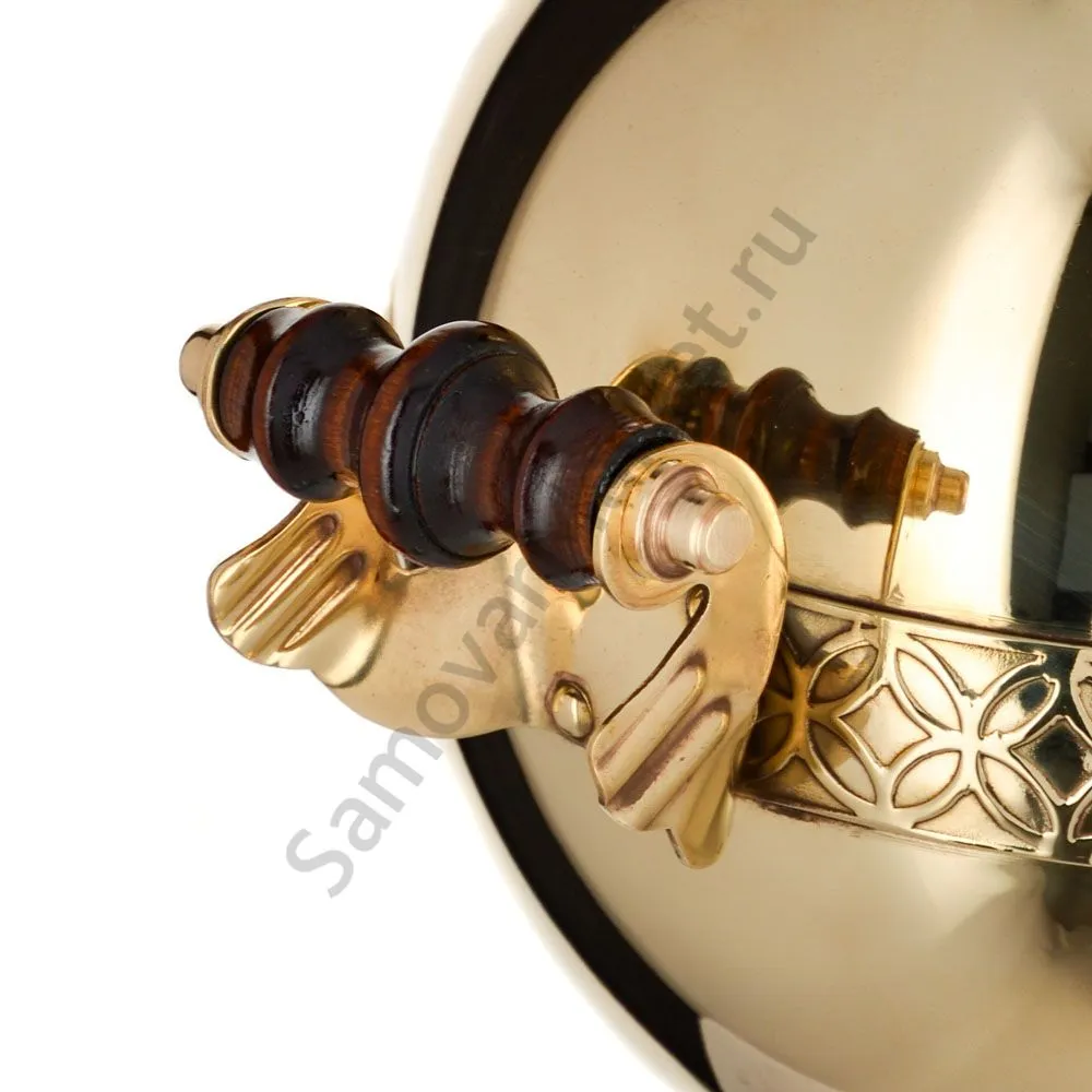 Самовар электрический 3 литра формы «Шар», золотой, категория «Стандарт» Самовар электрический 3 литра формы «Шар», золотой, категория «Стандарт»