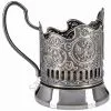 Подстаканник никелированный с чернью «Герб Российской Федерации»