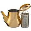 Самовар элекрический 5 литров формы «Дуля» с чайником, BEEM, позолоченный, категория «Эксклюзив»