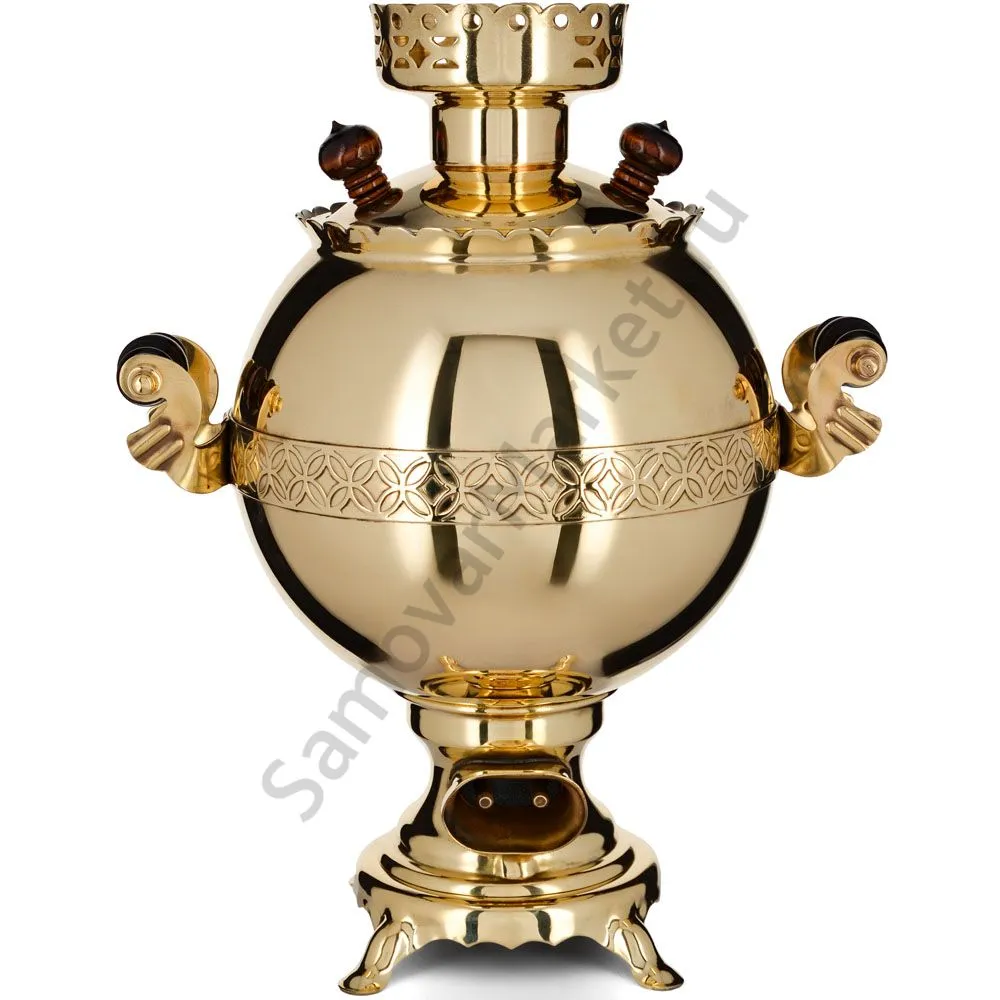 Самовар электрический 3 литра формы «Шар», золотой, категория «Стандарт» Самовар электрический 3 литра формы «Шар», золотой, категория «Стандарт»