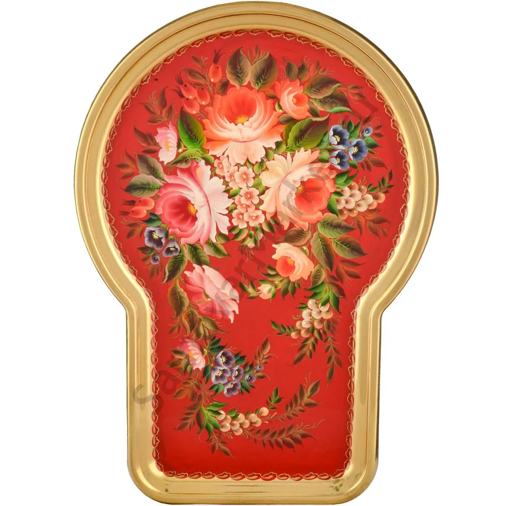 Самовар электрический 10л с автоот., худ.росписью «Пионы на красном в золоте» формы «Банка» в наборе Самовар электрический 10л с автоот., худ.росписью «Пионы на красном в золоте» формы «Банка» в наборе