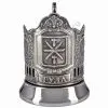 Подстаканник никелированный с чернью «Тула» Подстаканник никелированный с чернью «Тула»