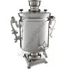 Самовар буфетный электрический 45 литров, фигурные ручки, кран «Ветка», серебристый Самовар буфетный электрический 45 литров, фигурные ручки, кран «Ветка», серебристый