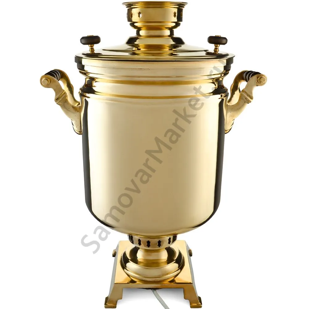 Самовар буфетный электрический 45 литров, золотой Самовар буфетный электрический 45 литров, золотой