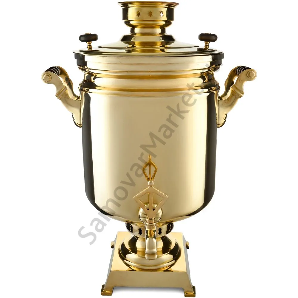 Самовар буфетный электрический 45 литров, золотой Самовар буфетный электрический 45 литров, золотой
