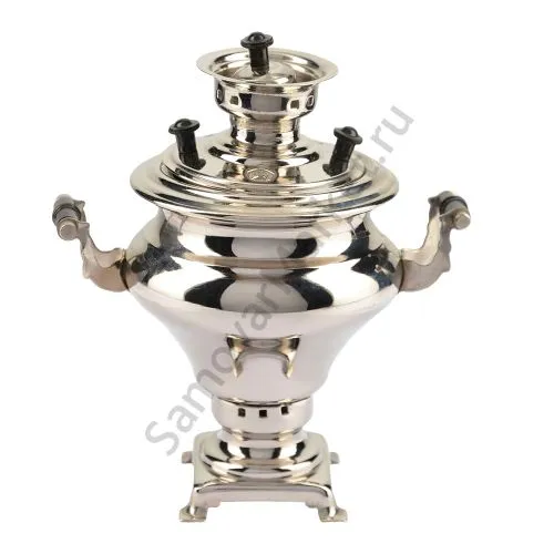 Самовар сувенирный «Ясная поляна», серебристый