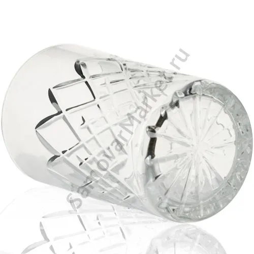 Стакан для подстаканника хрустальный «Ромбики крупные»