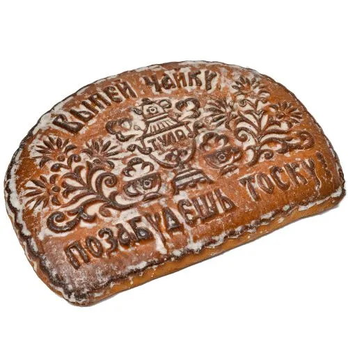 Пряник «Выпей чайку, позабудешь тоску», начинка варёная сгущёнка, 700 гр. 