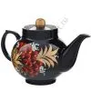 Самовар электрический 3 литра с худ. росписью «Хохлома гроздья ягод» формы «Овал» в наборе