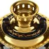 Самовар электрический 2 литра с художественной росписью «Ромашки с клевером в золоте» формы «Чаша»