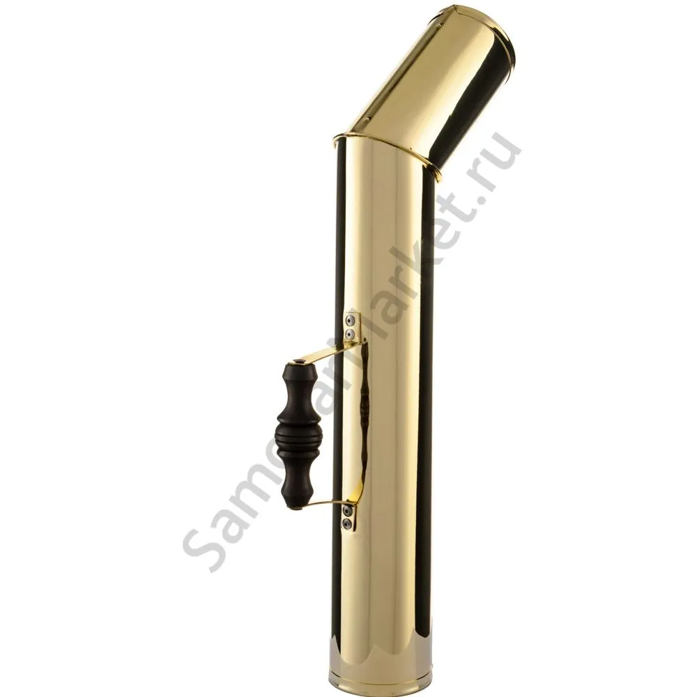 Самовар антикварный на дровах 4 литра формы «Репка», братьев Воронцовых, с трубой, томпаковый Самовар антикварный на дровах 4 литра формы «Репка», братьев Воронцовых, с трубой, томпаковый