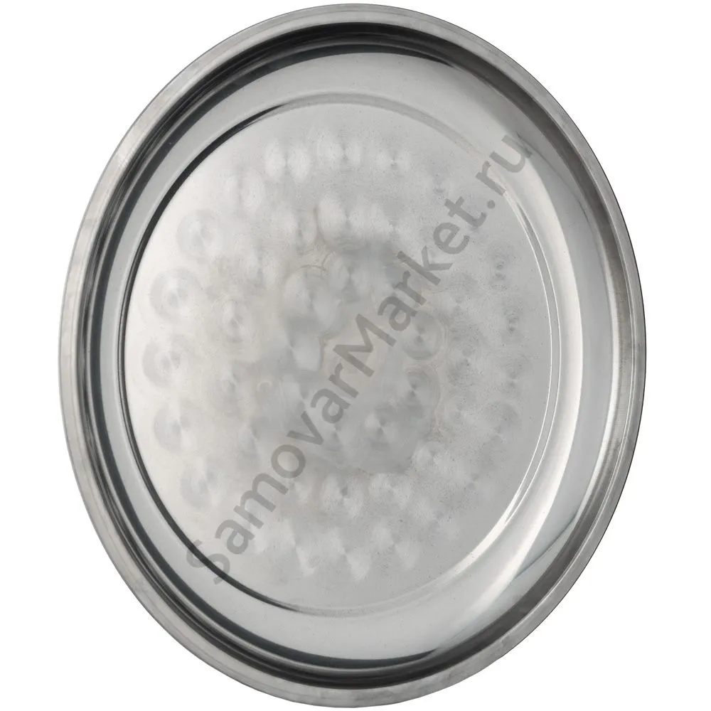 Поднос для самовара круглый, серебристый (Китай) Поднос для самовара круглый, серебристый (Китай)