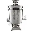Самовар буфетный электрический 45 литров, фигурные ручки, кран «Ветка», серебристый Самовар буфетный электрический 45 литров, фигурные ручки, кран «Ветка», серебристый