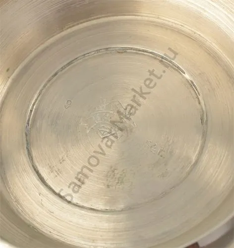 Капельник для самовара антикварный большой «Штамп», серебристый