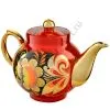 Чайник заварочный для самовара с художественной росписью «Хохлома» Чайник заварочный для самовара с художественной росписью «Хохлома»