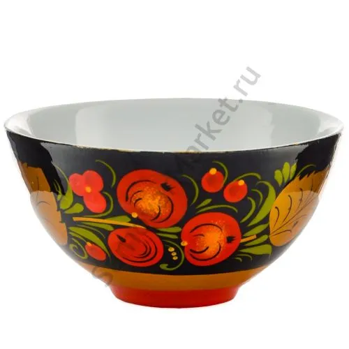 Капельник для самовара малый с художественной росписью «Хохлома с яблочками» 