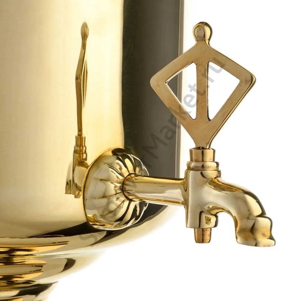 Самовар буфетный электрический 45 литров, золотой Самовар буфетный электрический 45 литров, золотой