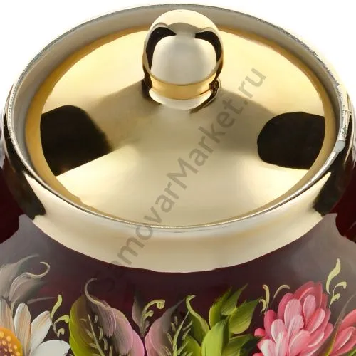 Сахарница с художественной росписью «Баня» 