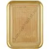 Поднос для самовара прямоугольный с гравировкой "Вьюга", золотой
